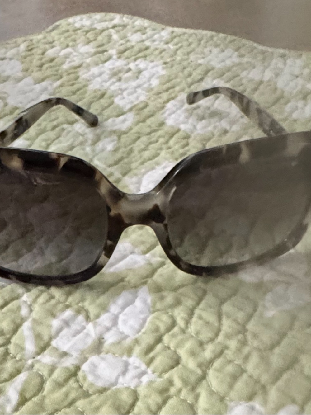 Michael Kors Oversized Tortoiseshell Sunglasses with Smoke Gradient Lenses - Picture 4 of 5